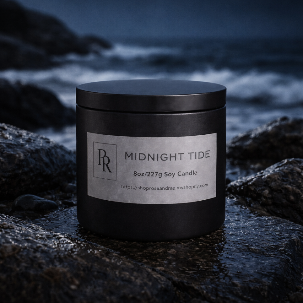 MIDNIGHT TIDE
 Hand-Poured Soy Candle