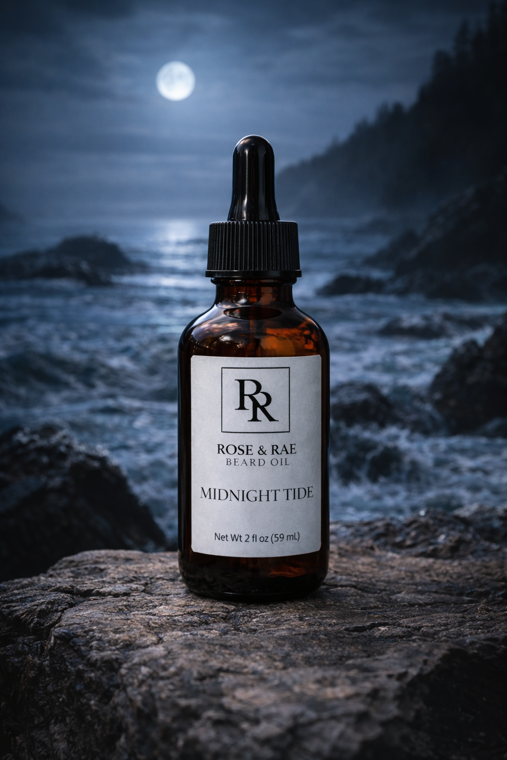 MIDNIGHT TIDE  Beard and Face Oil
