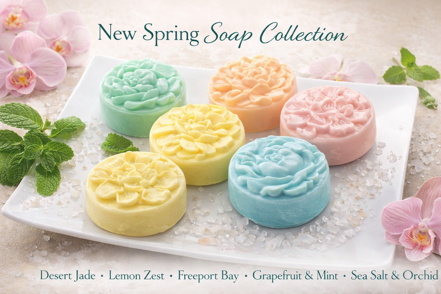 Rose & Rae Spring Soap Collection